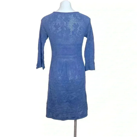 Sundance sweater knit Dress Vacation swim Coverup Boho Silk blend size medium - Picture 2 of 4